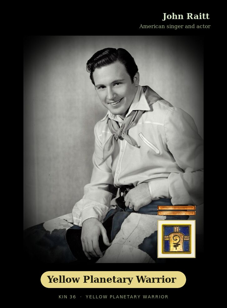 John Raitt · Yellow Planetary Warrior