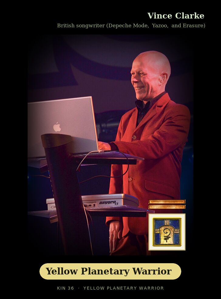 Vince Clarke · Yellow Planetary Warrior