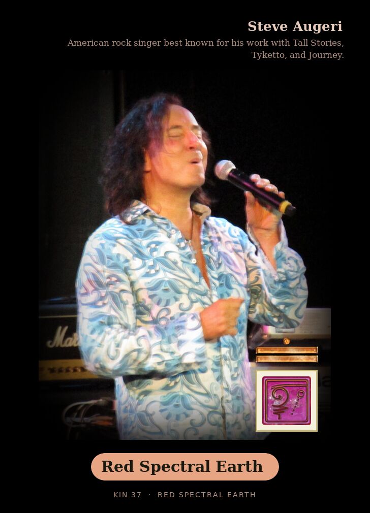 Steve Augeri · Red Spectral Earth