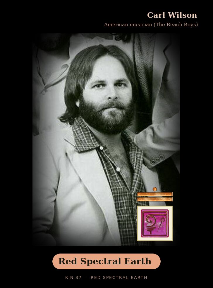 Carl Wilson · Red Spectral Earth