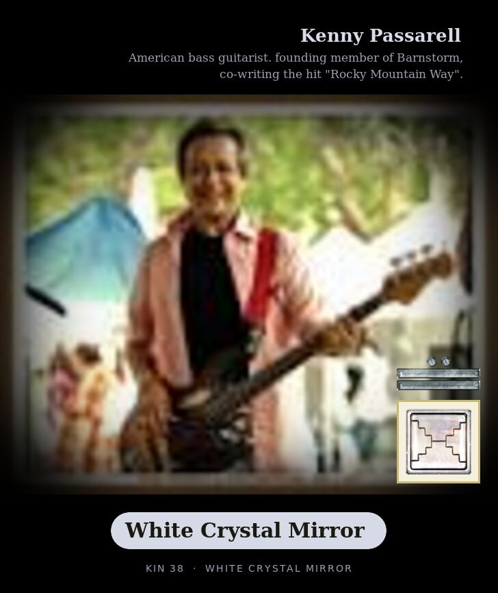 Kenny Passarell · White Crystal Mirror