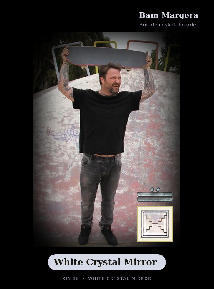 Bam Margera · White Crystal Mirror