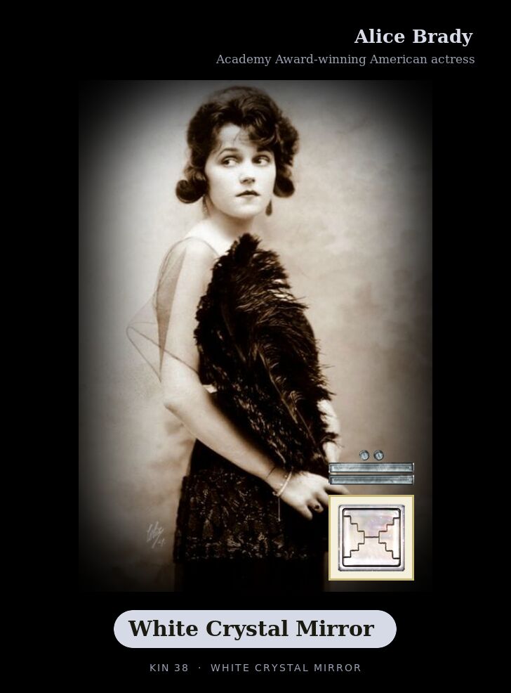 Alice Brady · White Crystal Mirror