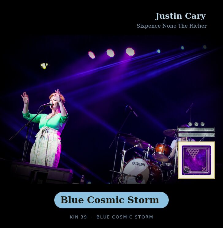 Justin Cary · Blue Cosmic Storm