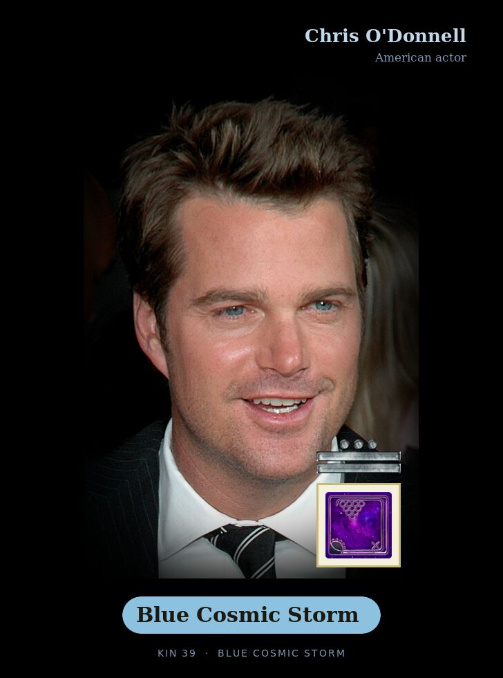 Chris O'Donnell · Blue Cosmic Storm