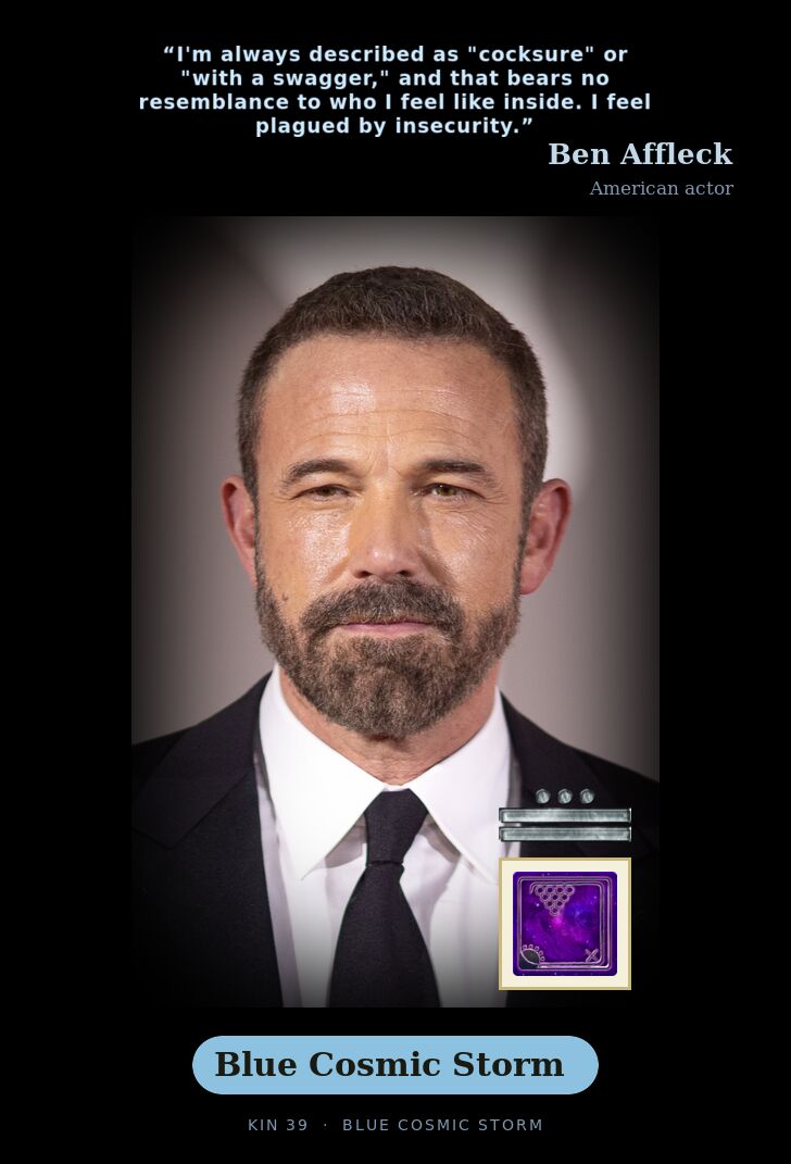 Ben Affleck · Blue Cosmic Storm