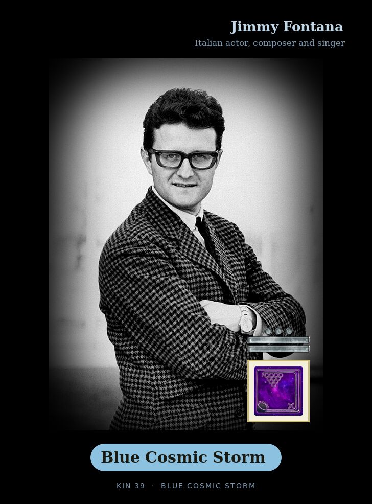 Jimmy Fontana · Blue Cosmic Storm