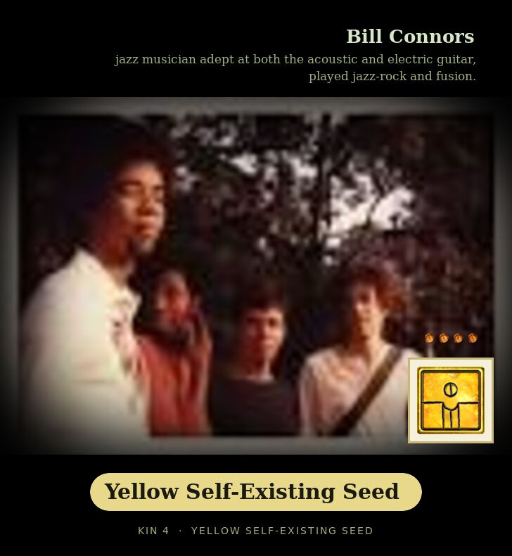 Bill Connors · Yellow Self-Existing Seed