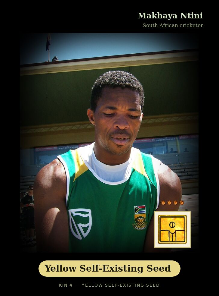 Makhaya Ntini · Yellow Self-Existing Seed