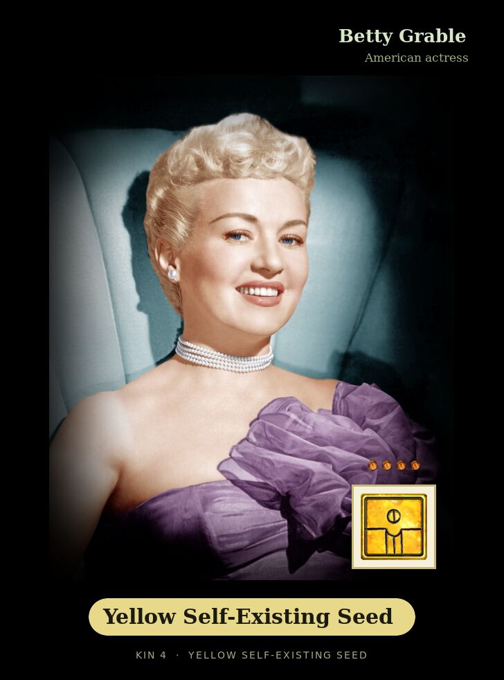 Betty Grable · Yellow Self-Existing Seed