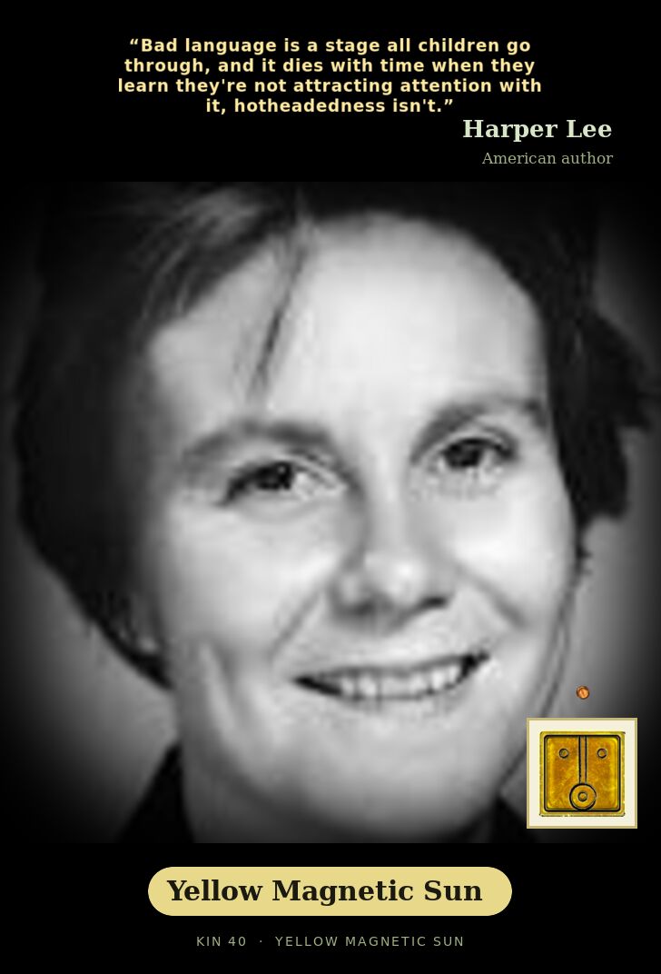 Harper Lee · Yellow Magnetic Sun