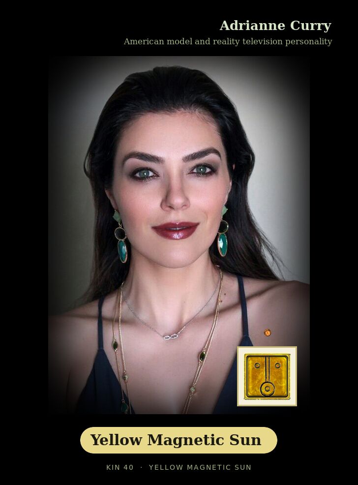 Adrianne Curry · Yellow Magnetic Sun