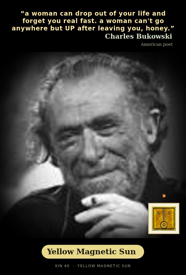 Charles Bukowski · Yellow Magnetic Sun