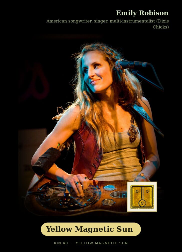 Emily Robison · Yellow Magnetic Sun