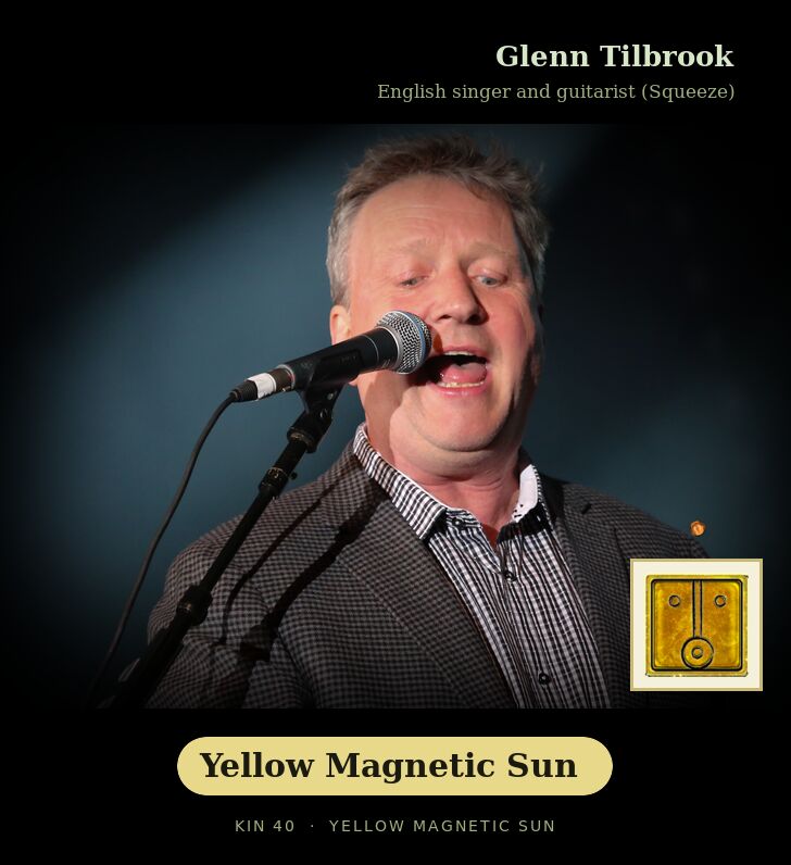 Glenn Tilbrook · Yellow Magnetic Sun