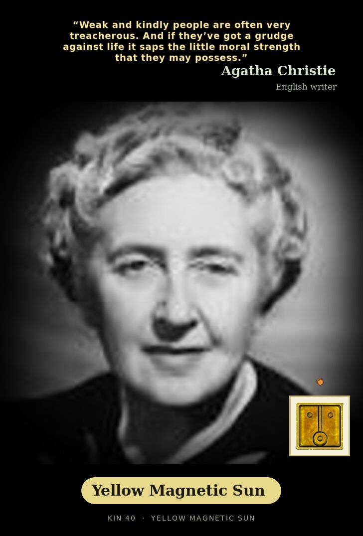 Agatha Christie · Yellow Magnetic Sun