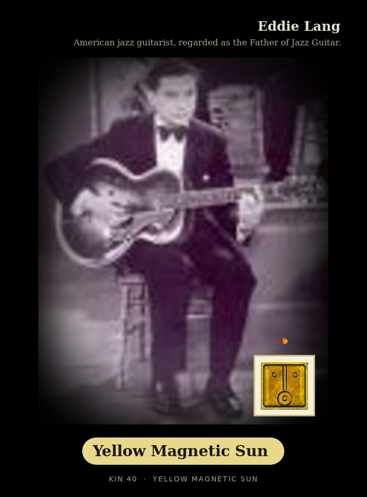 Eddie Lang · Yellow Magnetic Sun