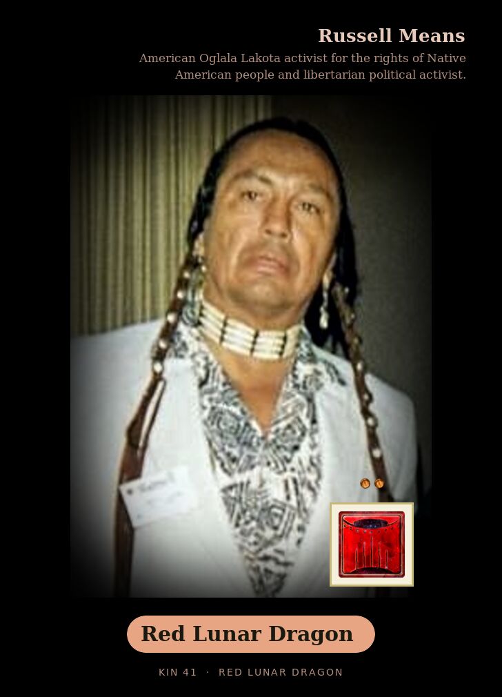 Russell Means · Red Lunar Dragon