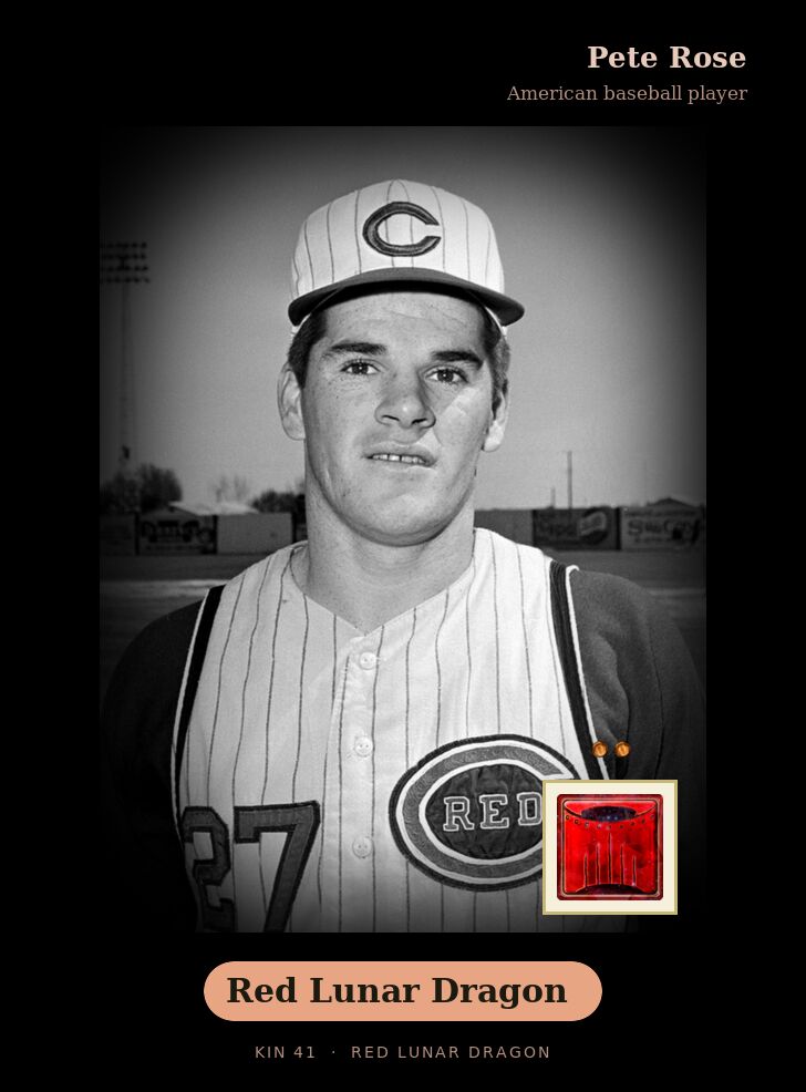 Pete Rose · Red Lunar Dragon