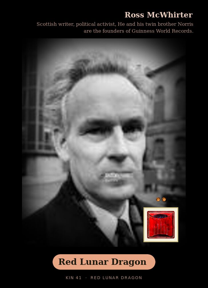 Ross McWhirter · Red Lunar Dragon