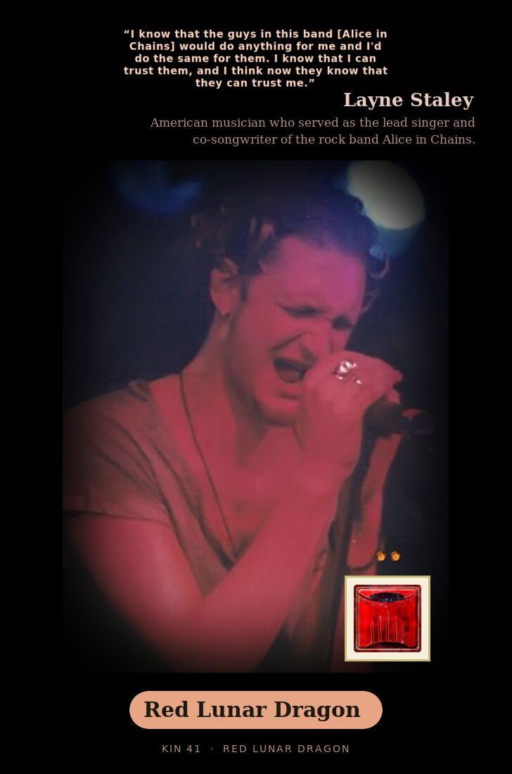 Layne Staley · Red Lunar Dragon