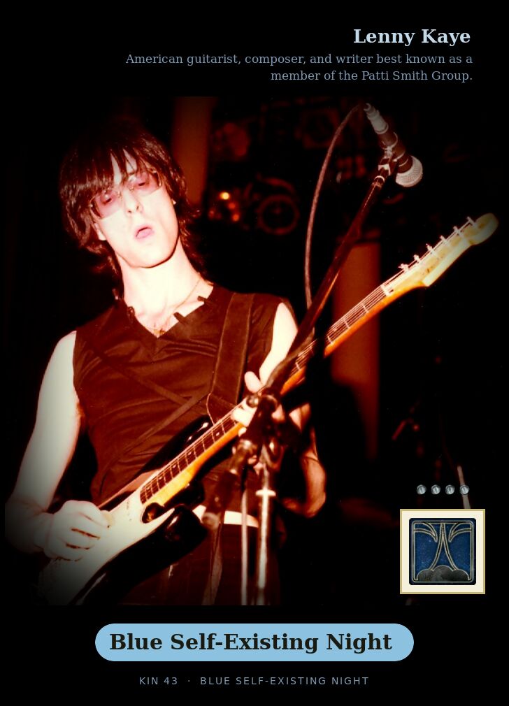 Lenny Kaye · Blue Self-Existing Night
