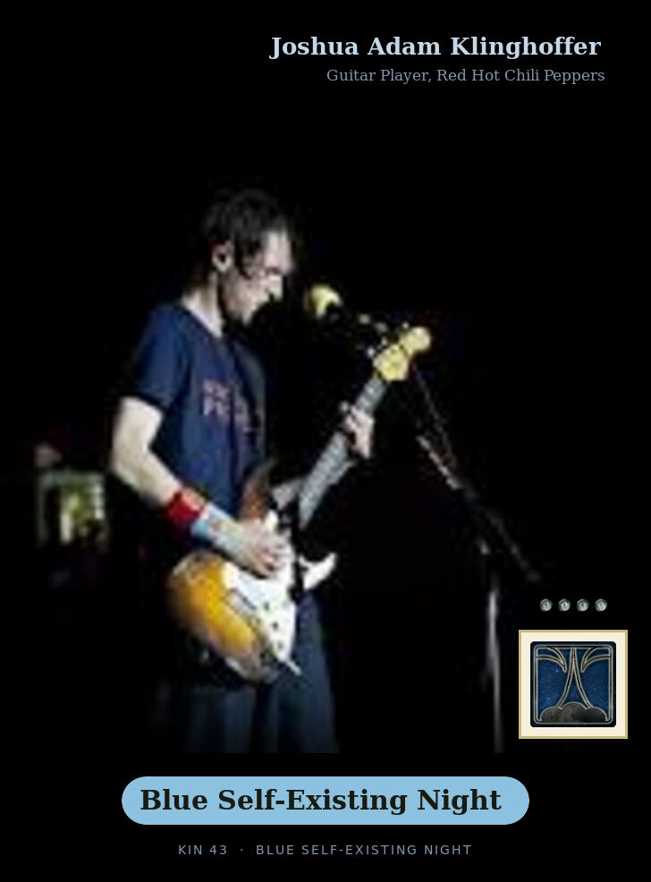Joshua Adam Klinghoffer · Blue Self-Existing Night