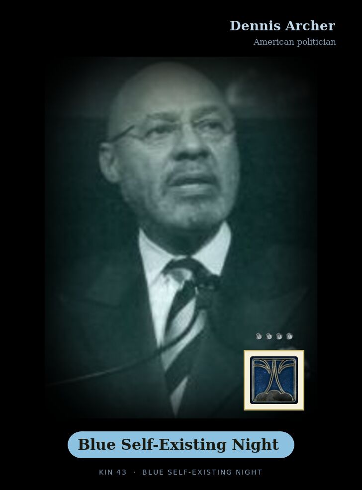 Dennis Archer · Blue Self-Existing Night