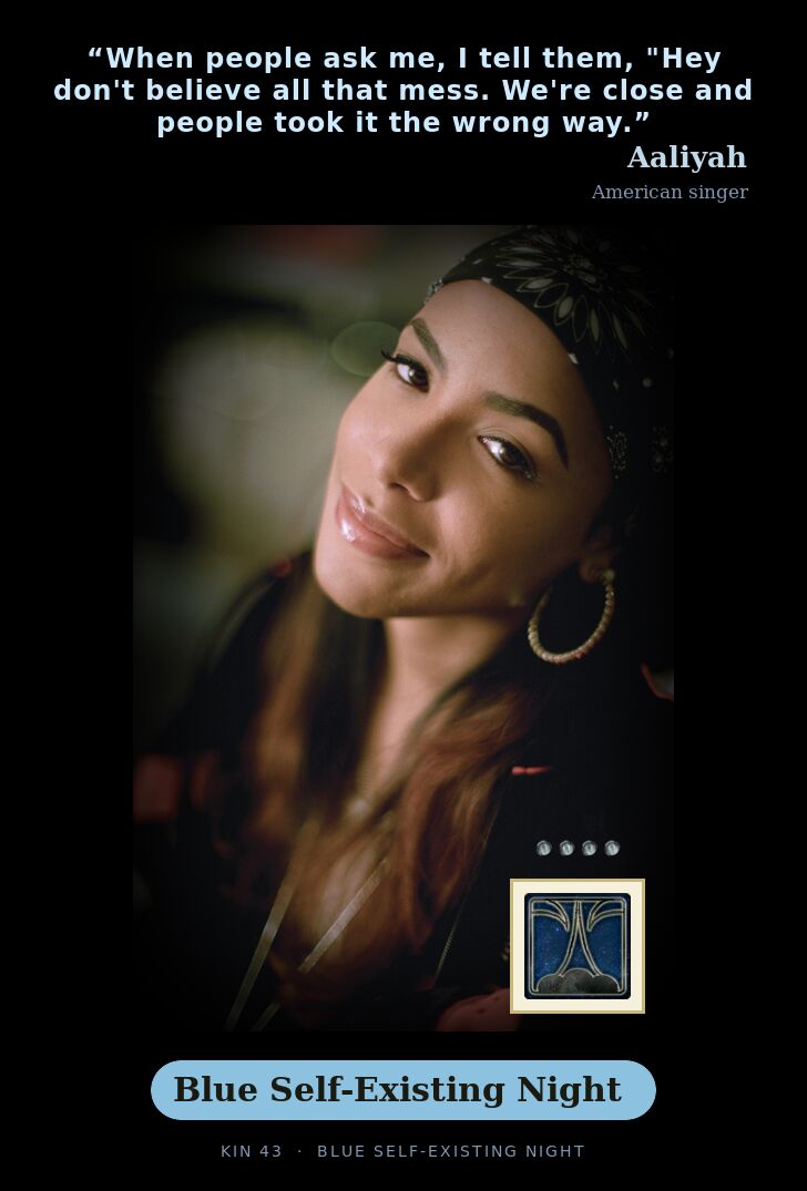 Aaliyah · Blue Self-Existing Night
