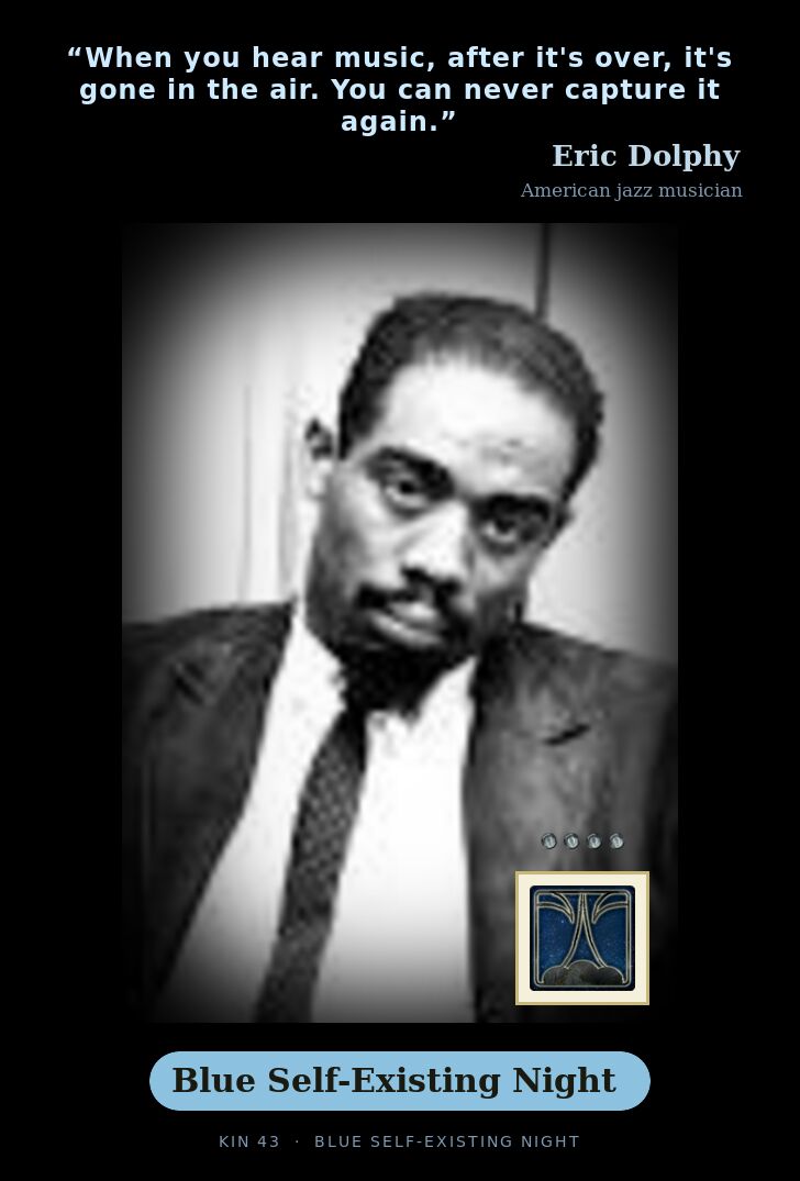 Eric Dolphy · Blue Self-Existing Night