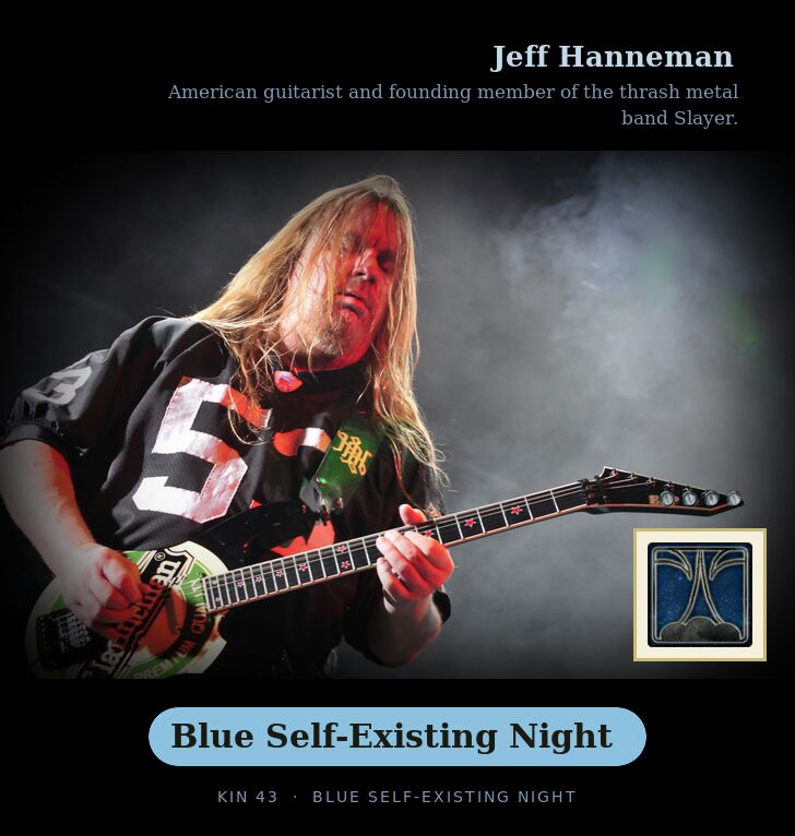 Jeff Hanneman · Blue Self-Existing Night