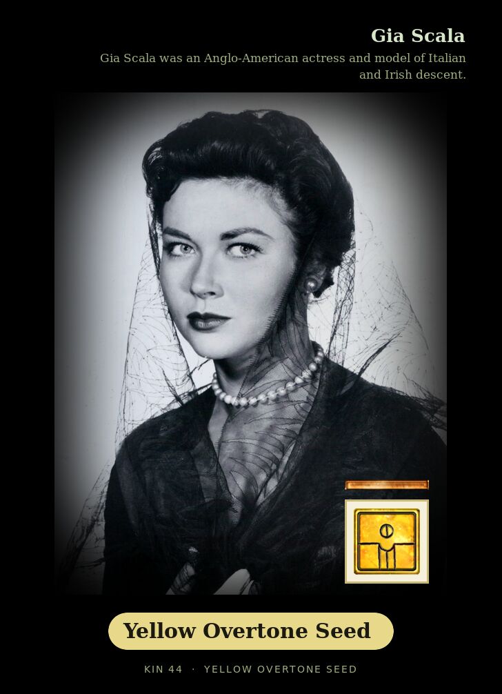 Gia Scala · Yellow Overtone Seed