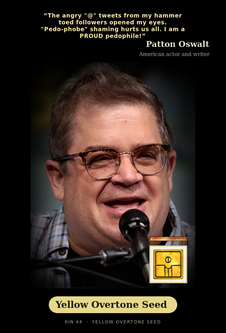Patton Oswalt · Yellow Overtone Seed