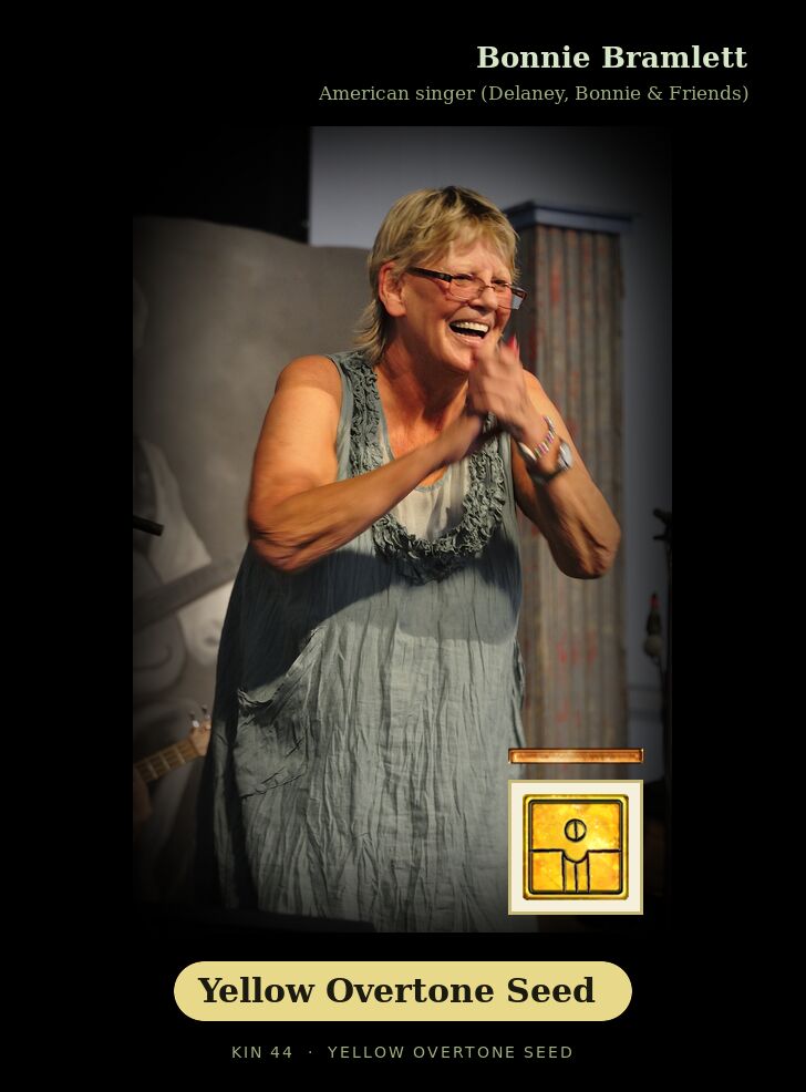 Bonnie Bramlett · Yellow Overtone Seed