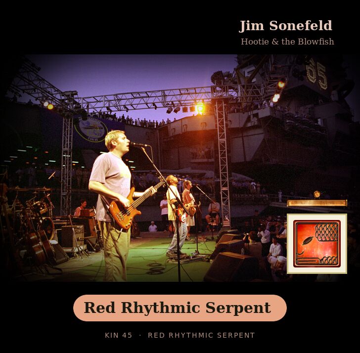 Jim Sonefeld · Red Rhythmic Serpent