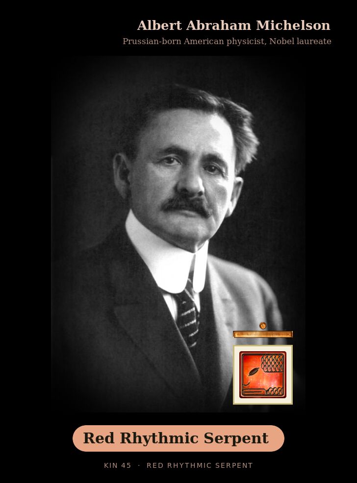 Albert Abraham Michelson · Red Rhythmic Serpent
