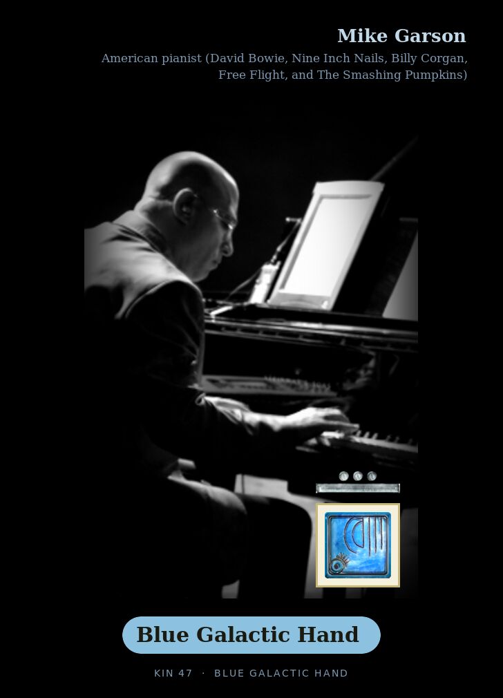 Mike Garson · Blue Galactic Hand