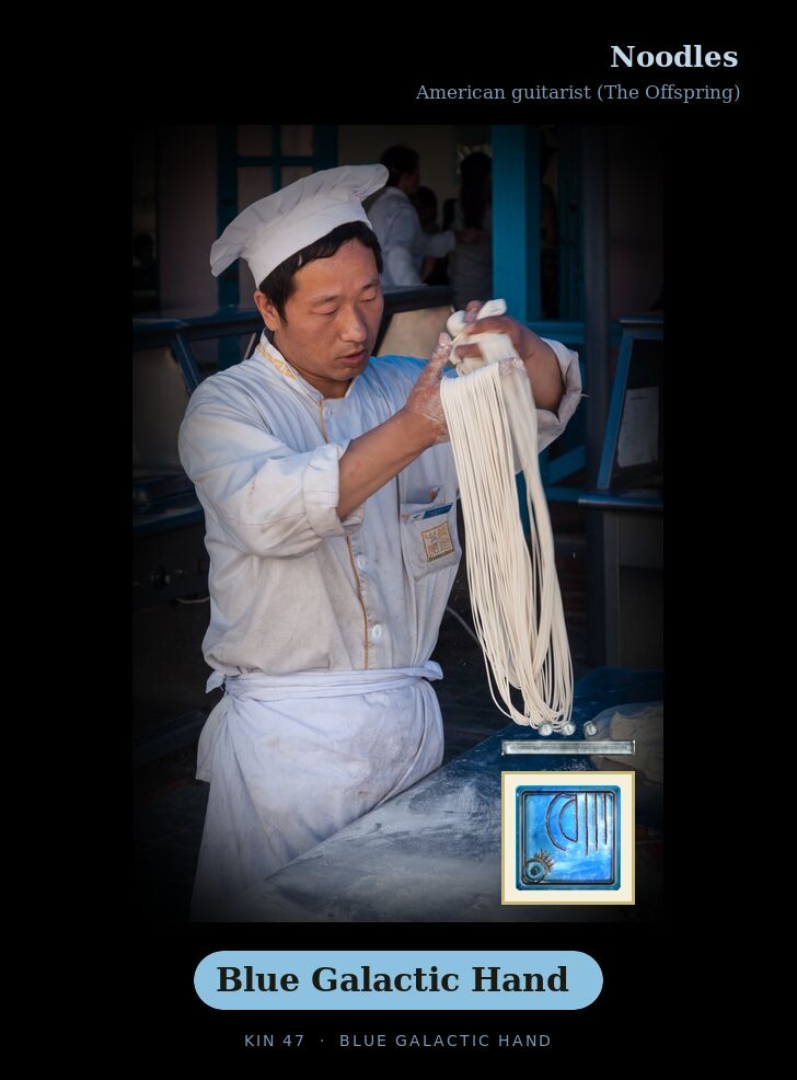 Noodles · Blue Galactic Hand