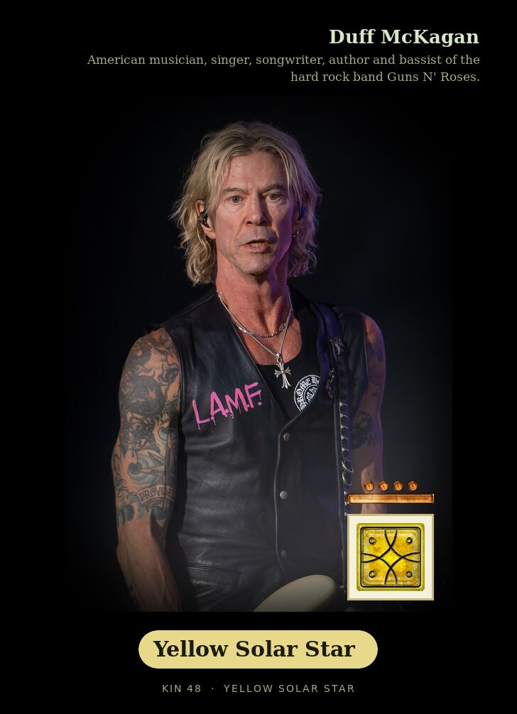 Duff McKagan · Yellow Solar Star