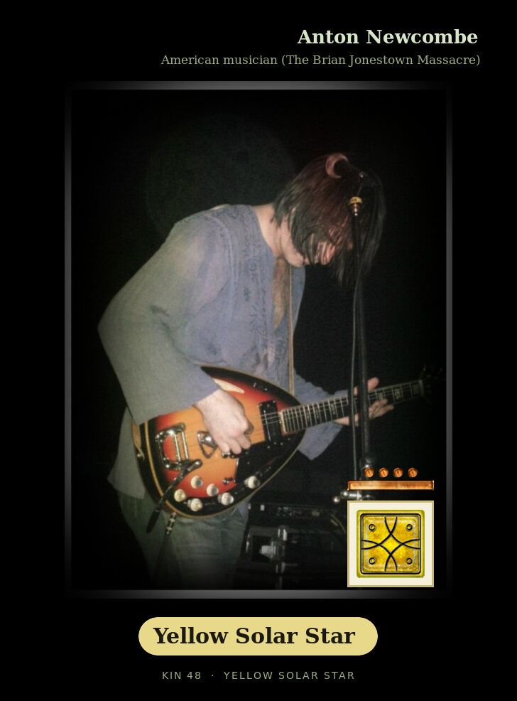 Anton Newcombe · Yellow Solar Star
