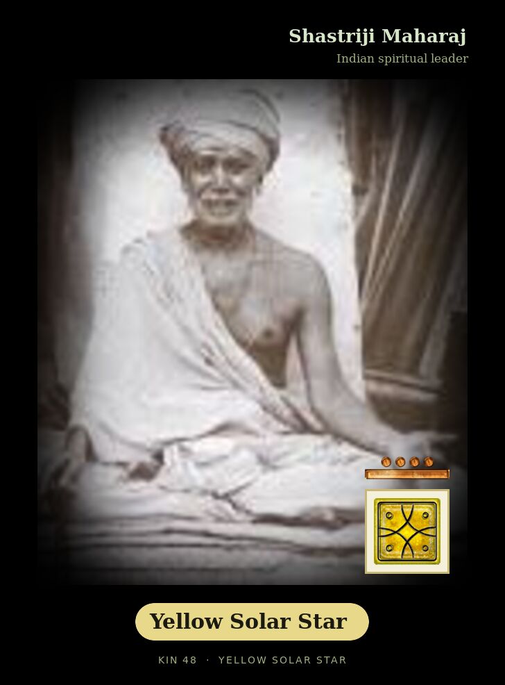 Shastriji Maharaj · Yellow Solar Star