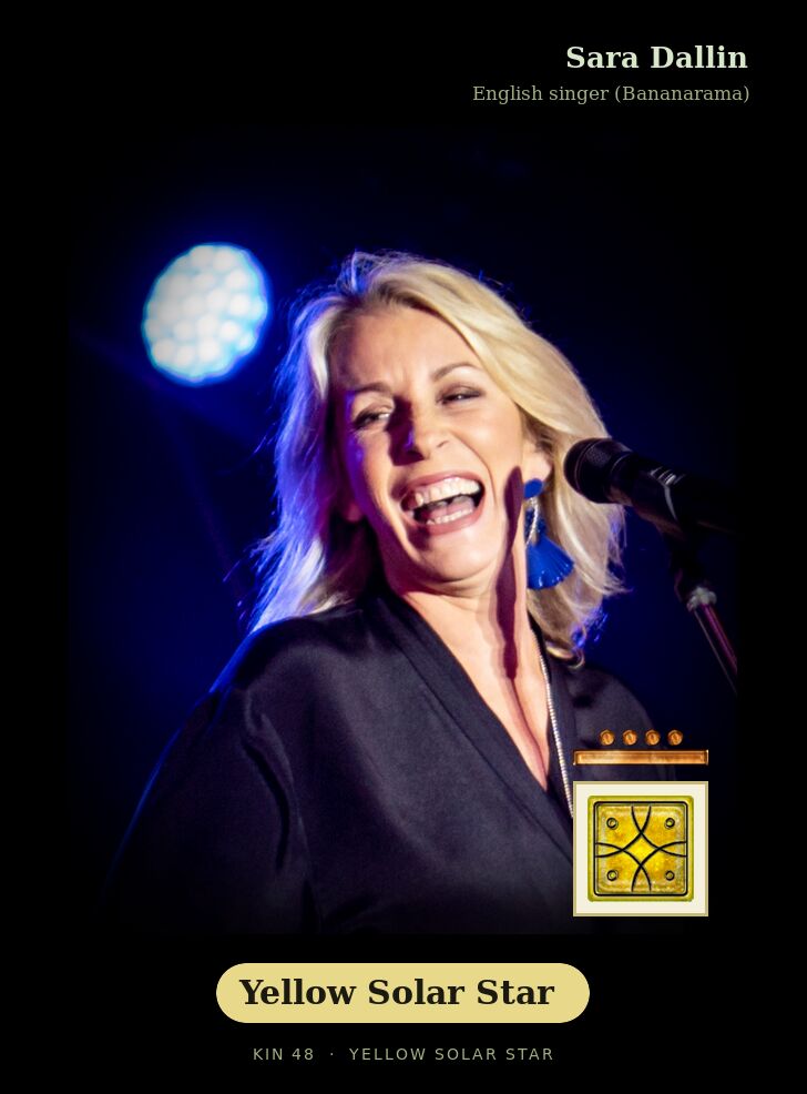 Sara Dallin · Yellow Solar Star