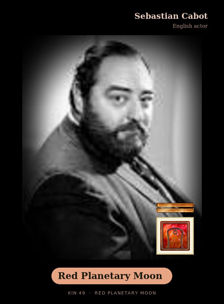 Sebastian Cabot · Red Planetary Moon