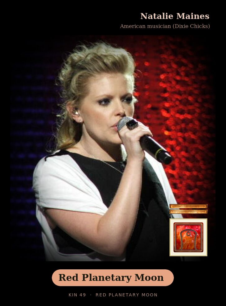 Natalie Maines · Red Planetary Moon