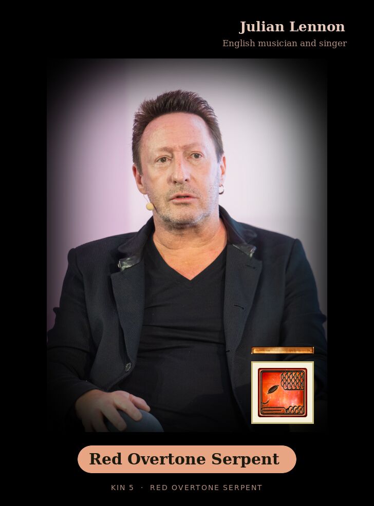 Julian Lennon · Red Overtone Serpent