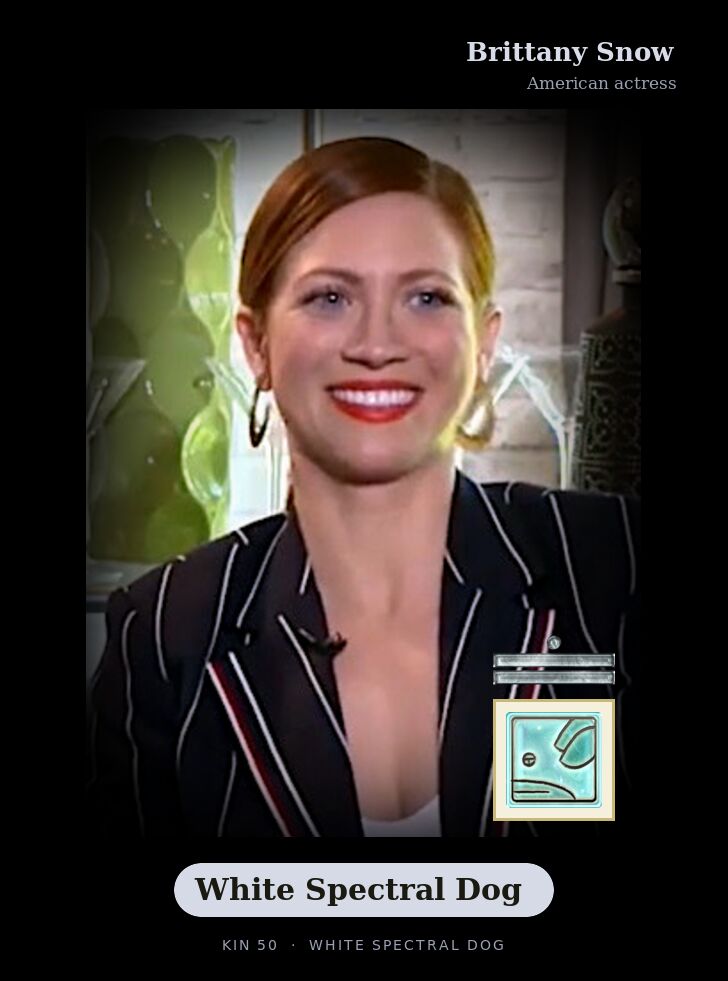 Brittany Snow · White Spectral Dog