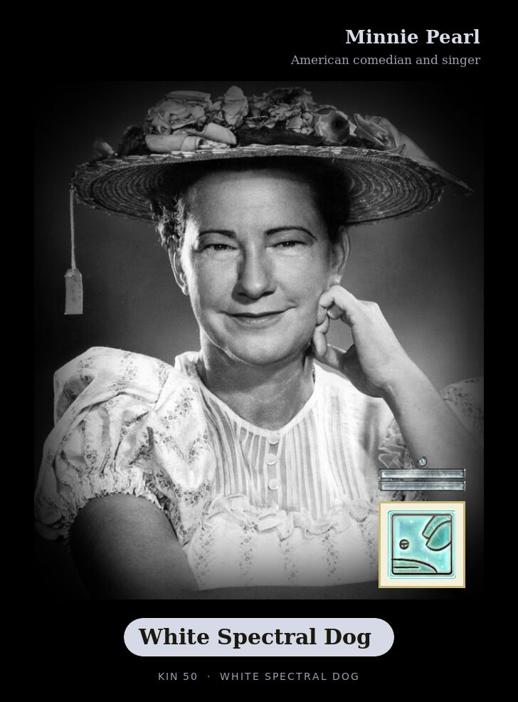 Minnie Pearl · White Spectral Dog