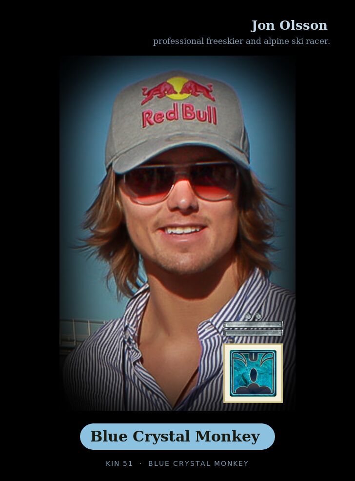 Jon Olsson · Blue Crystal Monkey