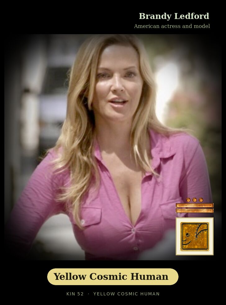 Brandy Ledford · Yellow Cosmic Human