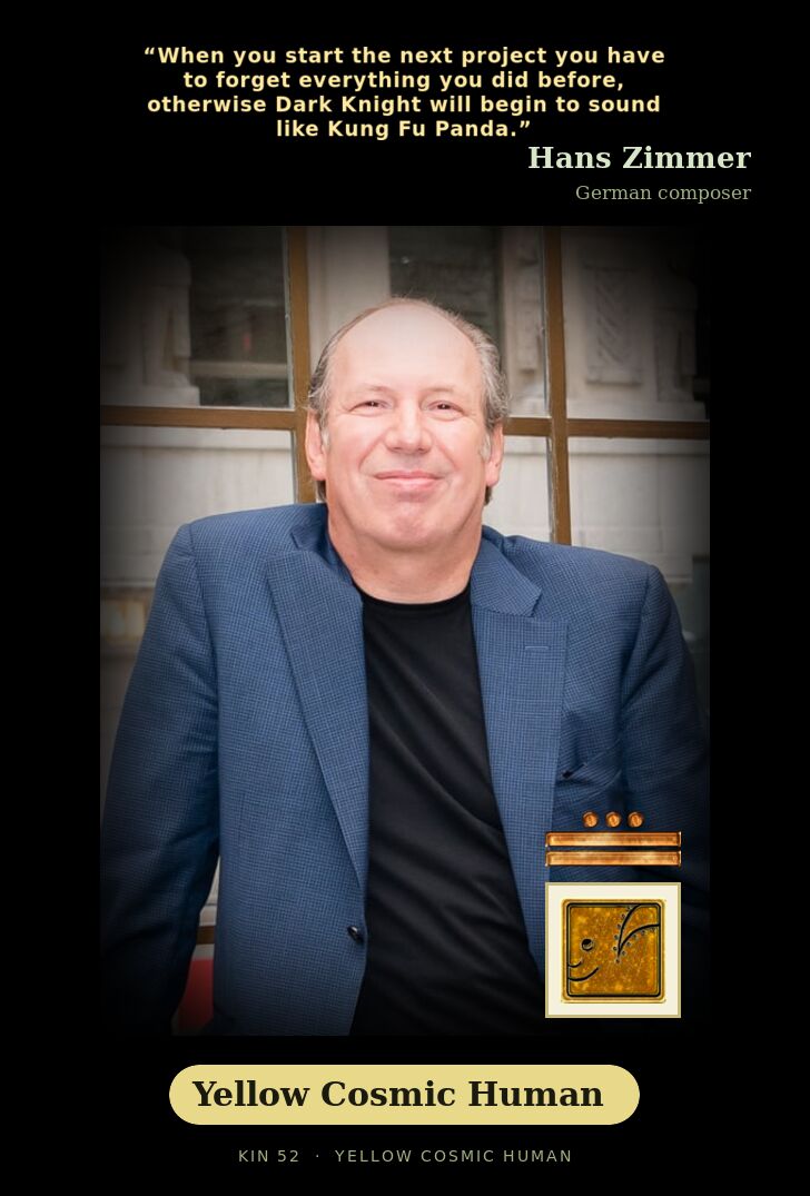 Hans Zimmer · Yellow Cosmic Human